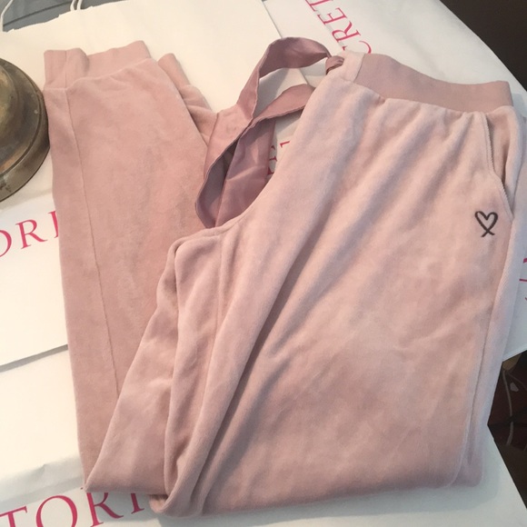 Victoria's Secret Other - Victoria’s Secret velvet joggers